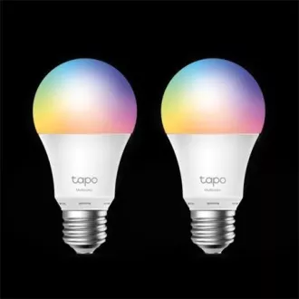 TP-Link Tapo L530E(2 paketa) pametna LED žarnica z možnostjo zatemnitve WiFi (barva, 2500K-6500K, 806lm, 2, 4GHz, E27)