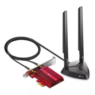 TP-Link Archer TXE75E WiFi6E PCIe adapter (AXE5400, 2, 4GHz/5GHz/6GHz, Bluetooth5.2)