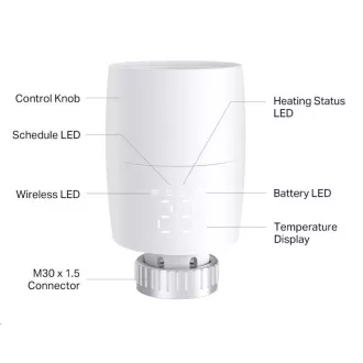 TP-LINK Kasa KE100 Pametna termostatska radiatorska glava Kasa