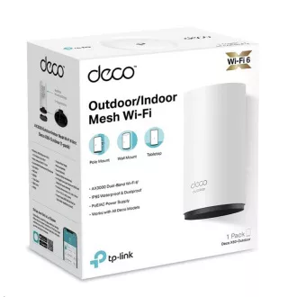 TP-Link Deco X50-Outdoor (1 paket) WiFi6 Mesh (AX3000, 2, 4GHz/5GHz, 2xGbELAN/WAN) TP-Link Deco X50-Outdoor (1 paket) WiFi6 Mesh (AX3000, 2, 4GHz/5GHz, 2xGbELAN/WAN)