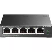 TP-Link Easy Smart stikalo TL-SG105MPE (5xGbE, 4xPoE , 120W, brez ventilatorja)