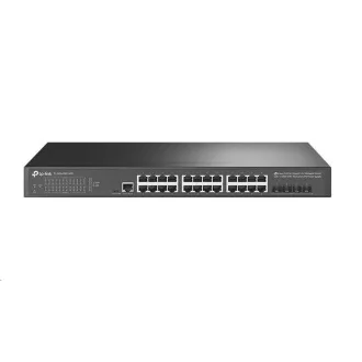 Stikalo TP-Link OMADA JetStream za povezavo z UPS TL-SG3428X-UPS (24xGbE, 4xSFP , 2xkonzola, brez ventilatorja) Stikalo TP-Link OMADA JetStream za povezavo z UPS TL-SG3428X-UPS (24xGbE, 4xSFP , 2xkonzola, brez ventilatorja)