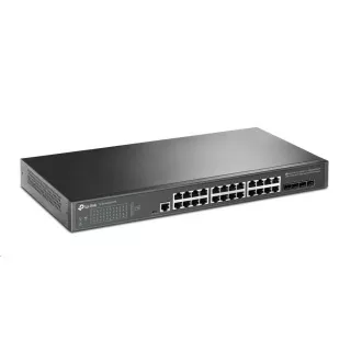 Stikalo TP-Link OMADA JetStream za povezavo z UPS TL-SG3428X-UPS (24xGbE, 4xSFP , 2xkonzola, brez ventilatorja) Stikalo TP-Link OMADA JetStream za povezavo z UPS TL-SG3428X-UPS (24xGbE, 4xSFP , 2xkonzola, brez ventilatorja)