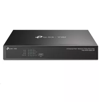 TP-Link VIGI NVR1008H-8P, videorekorder, 8 kanalov, 8xPoE, 1x100Mb/s LAN, 1xVGA, 1xHDMI, 2xUSB2.0