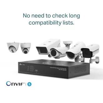 TP-Link VIGI NVR1008H-8P, videorekorder, 8 kanalov, 8xPoE, 1x100Mb/s LAN, 1xVGA, 1xHDMI, 2xUSB2.0