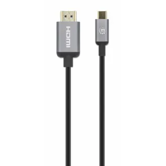 Manhattan kabel USB-C do HDMI, USB-C moški do HDMI moški, 2 m, črn