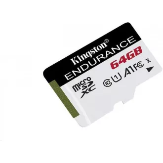 Kingston MicroSDXC 64 GB microSD XC High Endurance, 95R Class 10 UHS-I U1