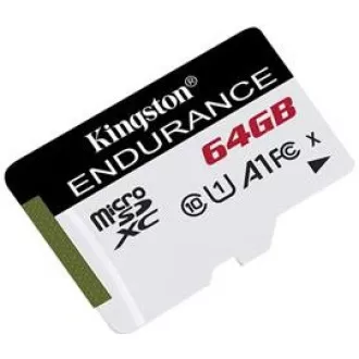 Kingston MicroSDXC 64 GB microSD XC High Endurance, 95R Class 10 UHS-I U1