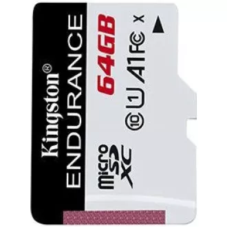 Kingston MicroSDXC 64 GB microSD XC High Endurance, 95R Class 10 UHS-I U1