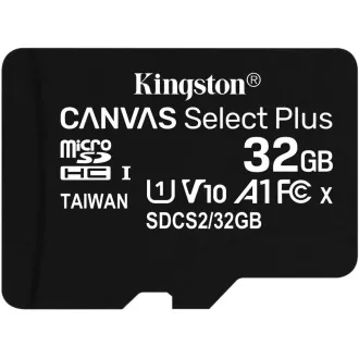 Kartica Kingston MicroSDHC 32 GB Canvas Select Plus 100R A1 C10   adapter SD
