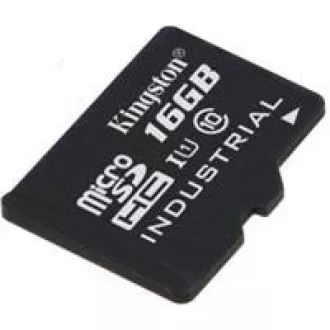 Kingstonova kartica MicroSDHC 16 GB Industrial C10 A1 pSLC v enem paketu