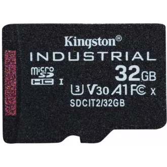 Kingstonova kartica MicroSDHC 32 GB Industrial C10 A1 pSLC   adapter SD