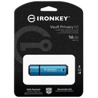 Kingston Flash disk IronKey 16GB Vault Privacy 50 AES-256 šifriran, FIPS 197