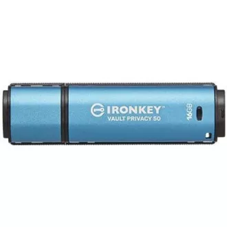 Kingston Flash disk IronKey 16GB Vault Privacy 50 AES-256 šifriran, FIPS 197