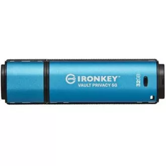 Kingstonov pomnilniški disk IronKey 32 GB Vault Privacy 50 AES-256 šifriran, FIPS 197
