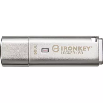 Kingstonov bliskovni disk IronKey 32 GB IKLP50 Locker  50 AES USB, s šifriranjem 256 bitov