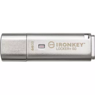 Kingstonov bliskovni disk IronKey 64 GB IKLP50 Locker  50 AES USB, s šifriranjem 256 bitov