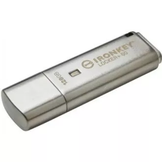 Kingstonov bliskovni disk IronKey 128 GB IKLP50 IronKey Locker  50 AES USB, s šifriranjem 256 bitov