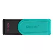 Kingstonov bliskovni disk 128 GB USB3.2 Gen 1 DataTraveler Exodia S (črna   turkizna)