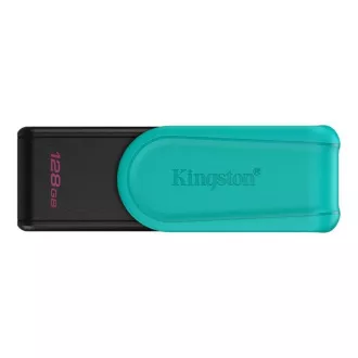 Kingstonov bliskovni disk 128 GB USB3.2 Gen 1 DataTraveler Exodia S (črna   turkizna)