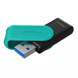Kingstonov bliskovni disk 128 GB USB3.2 Gen 1 DataTraveler Exodia S (črna   turkizna)
