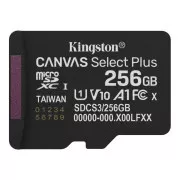 Kingston MicroSDXC 256 GB Canvas Select Plus, U1, V10, A1