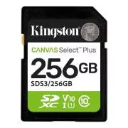 Kartica Kingston SDXC 256 GB Canvas Select Plus, U1, V10, A1