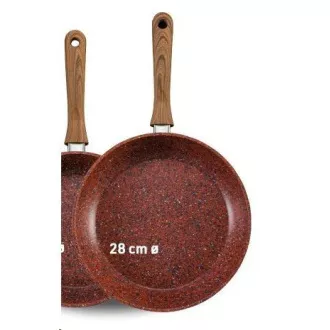 Livington bakrena in kamnita ponev 28 cm Livington bakrena in kamnita ponev 28 cm
