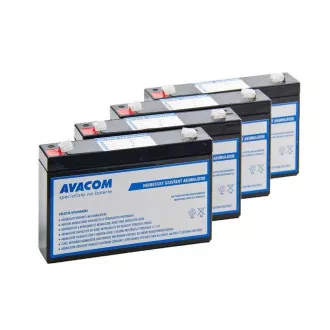 Komplet baterij AVACOM za obnovo RBC34 (4 kosi baterij) Komplet baterij AVACOM za obnovo RBC34 (4 kosi baterij)