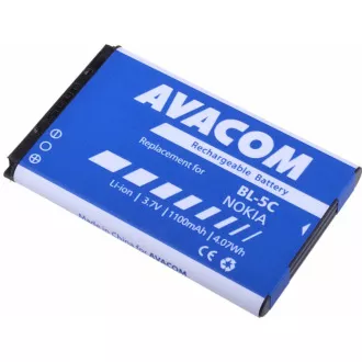 AVACOM baterija za mobilni telefon Nokia 6230, N70, Li-Ion 3, 7V 1100mAh (nadomestna baterija BL-5C)