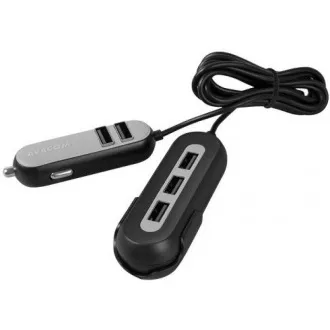 AVACOM CarHUB avtomobilski polnilec s 5 izhodi USB, črn AVACOM CarHUB avtomobilski polnilec s 5 izhodi USB, črn