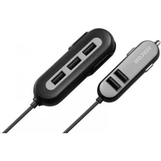 AVACOM CarHUB avtomobilski polnilec s 5 izhodi USB, črn AVACOM CarHUB avtomobilski polnilec s 5 izhodi USB, črn