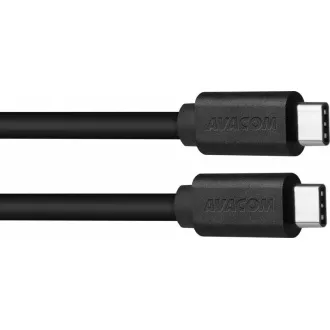 Kabel za prenos podatkov in polnjenje USB - USB Type-C, 100 cm, črn