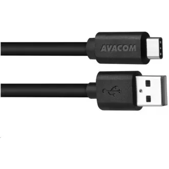 Kabel za prenos podatkov in polnjenje USB - USB Type-C, 100 cm, črn