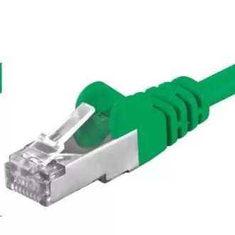 PREMIUMCORD Povezovalni kabel CAT6a S-FTP, RJ45-RJ45, AWG 26/7 5m zelen