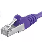 PREMIUMCORD Povezovalni kabel CAT6a S-FTP, RJ45-RJ45, AWG 26/7 5m vijolične barve