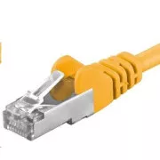 PREMIUMCORD Povezovalni kabel CAT6a S-FTP, RJ45-RJ45, AWG 26/7 1, 5m, rumena barva