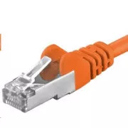 PREMIUMCORD Povezovalni kabel CAT6a S-FTP, RJ45-RJ45, AWG 26/7 10m, oranžna