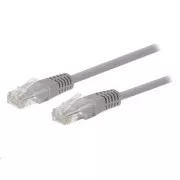C-TECH povezovalni kabel Cat5e, UTP, siv, 1m