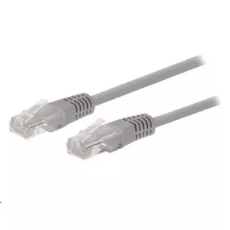C-TECH patchcord Cat5e, UTP, siv, 0, 25m