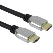 PREMIUMCORD HDMI 2.1 High Speed   Ethernet kabel (pokrovčki iz cinkove zlitine, pozlačeni konektorji) 0,5 m