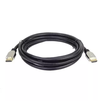 PREMIUMCORD HDMI 2.1 High Speed   Ethernet kabel (pokrovčki iz cinkove zlitine, pozlačeni konektorji) 0,5 m