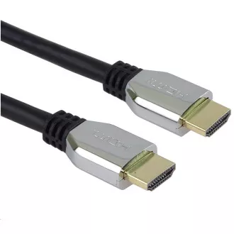 PREMIUMCORD HDMI 2.1 High Speed   Ethernet kabel (pokrovčki iz cinkove zlitine, pozlačeni konektorji) 2 m