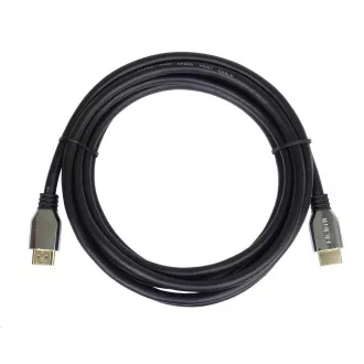 PREMIUMCORD HDMI 2.1 High Speed   Ethernet kabel (pokrovčki iz cinkove zlitine, pozlačeni konektorji) 2 m
