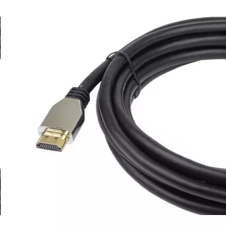 PREMIUMCORD HDMI 2.1 High Speed   Ethernet kabel (pokrovčki iz cinkove zlitine, pozlačeni konektorji) 2 m