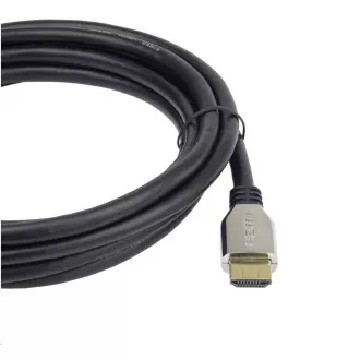 PREMIUMCORD HDMI 2.1 High Speed   Ethernet kabel (pokrovčki iz cinkove zlitine, pozlačeni konektorji) 2 m