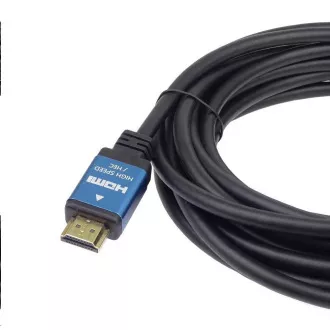 PREMIUMCORD HDMI - Ultra HDTV kabel, 5 m (kovinski, pozlačeni konektorji)