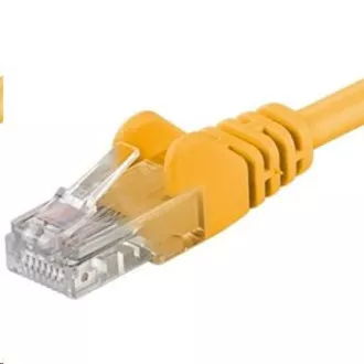 PREMIUMCORD Povezovalni kabel UTP RJ45-RJ45 CAT5e 7m rumene barve