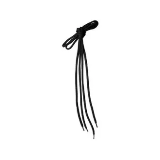 Okrogle vezalke, 130 cm, črne