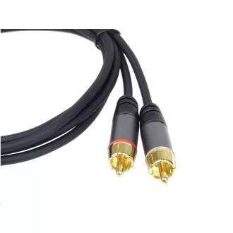 Kabel PREMIUMCORD, 2x CINCH-2x CINCH M/M, 5m